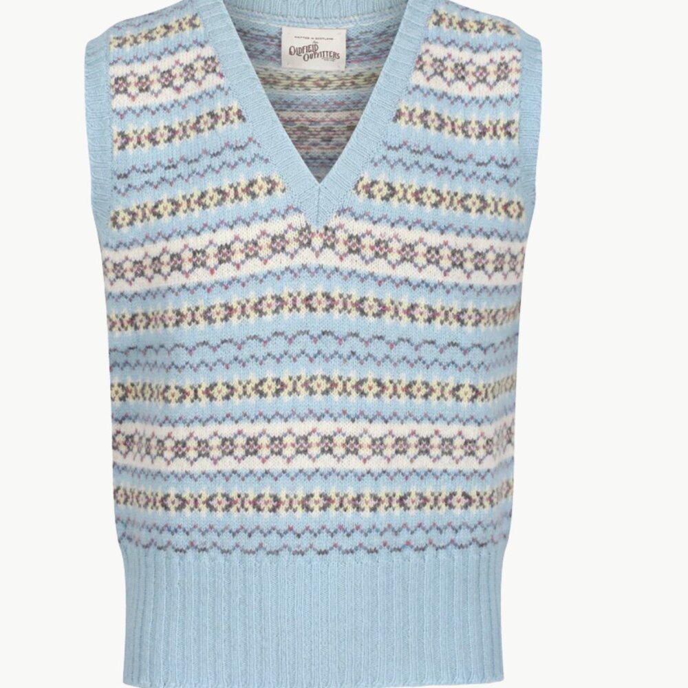 LADIES FAIR ISLE "THE FITZROY" SLIPOVER VEST